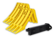 2x Hemmschuh Unterlegkeil